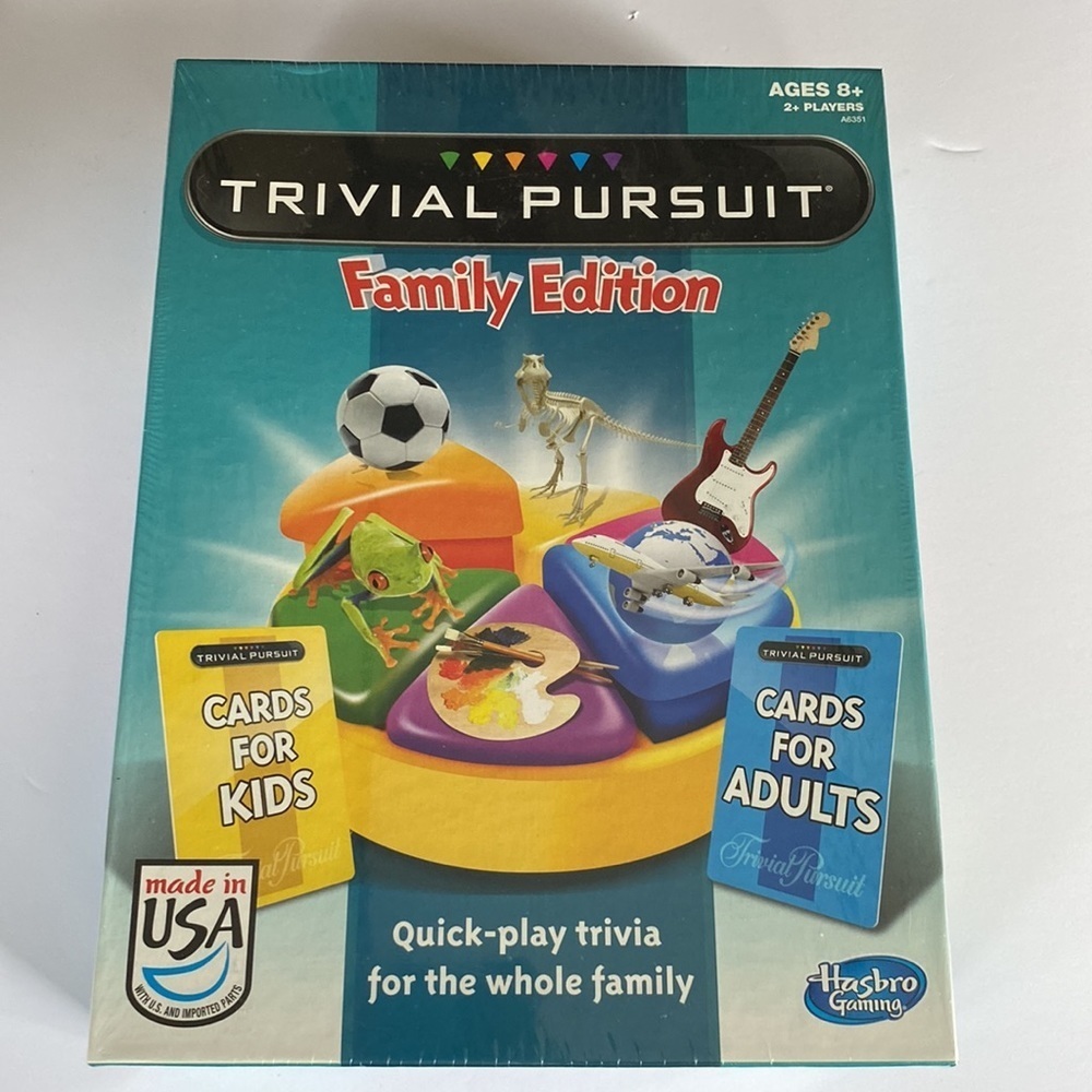 Hasbro Trivial Pursuit family edition. Sealed